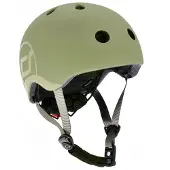 Scoot & Ride Cykelhjälm - Olive - - 45-51 cm - Cykelhjälm