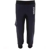 Versace Sweatpants - Marinblå/Svart - - 10 år (140) - Sweatpants