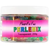 Pearl N Fun Pärlor - 200 gram - Transparent - - One Size - Pärlor