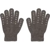 GoBabyGo Handskar - Stickad - Ull - Brown Melerad m. Stilig - - 1-2 år (80-92) - Handskar