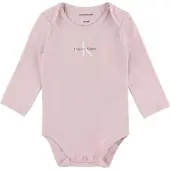 Calvin Klein Body l/ä - Monogram - Pink Ice - - 1 år (80) - Body L/Ä