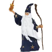 Papo Trollkarlen Merlin - H: 10,5 cm - - One Size - Leksaksfigur