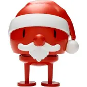 Hoptimist Medium Santa Claus Bumble - 10 cm - Röd - - One Size - Prydnadsfigur