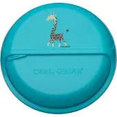 Carl Oscar Snackslåda - BentoDISC - 1.4 L - Turquoise Giraffe - - One Size - Matlåda