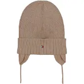 Tommy Hilfiger Mössa - Stickad - Maltad mjölkbrun - - L/XL - Mössa