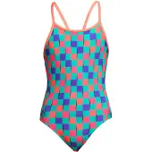 Funkita Baddräkt - Diamantbaksida - Flip-Flop - - 16 år (176) - Badkläder