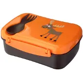 Carl Oscar Matlåda m. Kylelement - 600 ml - Orange Älg - - One Size - Matlåda