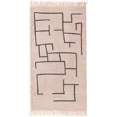 Kids Concept Filt - Geometrisk - Rosa - - One Size - Filt