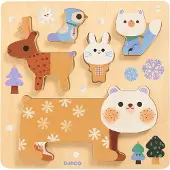 Djeco Pussel - WoodyStack - - One Size - Pussel