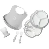 BabyBjörn Middagsset - 8 Delar - Grå - - One Size - Middagsset