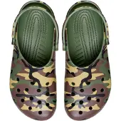Crocs Sandaler - Classic+ Camouflage Träsko - Army Green/Multi - - 43/44 - Sandal