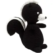 Naturezoo Gosedjur - Sir Skunk - 18 cm - Svart/Vit - - One Size - Gosedjur