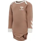 Hummel Body l/ä - HmlMaule - Bäverpäls - - 74 - Body L/Ä