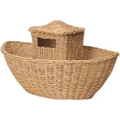 Ferm Living Förvaringskorg - Braided Ark - 60x41x30 cm - Natura - - One Size - Förvaring