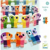 Djeco Domino - Trä - Up - - One Size - Spel