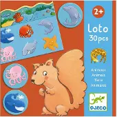 Djeco Bildlotteri - Djur - - One Size - Spel