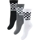 Vans Strumpor - 3-pack - Drop V Classic+ Check Crew - Svart/Vit/ - - 26/31 - Strumpor