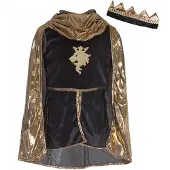 Great Pretenders Maskeradkläder - Riddare - Guld - - 9-10 år (134-140) - Maskeradkläder
