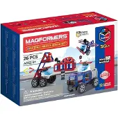 Magformers Fantastisk Police Anka Räddning Set - 26 Delar - - One Size - Magnetiska leksaker