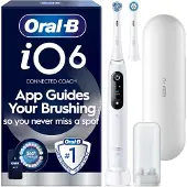 Oral-B Oral B: Eltandborste iO6 White, 1 Extra Refill