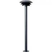Dyberg Larsen DL20 Utomhuspollare svart Ø 20cm Outdoor, dimbar, Svart, Rostfritt stål, Skandinavisk