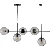 Dyberg Larsen Taklampa , Como, dimbara, Svart, Vardagsrum, Glas