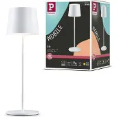 Paulmann 76997 Gilo LED-utomhusbordslampa 2.8 W Varmvit Matt vit