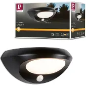 Paulmann Sorava 94856 Solcells-utomhusväggbelysning med rörelsedetektor LED 3.5 W Antracit