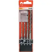 Kwb 240500 40CR-stål Borrhammar-set 4 delar 5 mm, 6 mm, 8 mm, 10 mm SDS-Plus 1 set