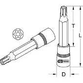 Ks Tools 917.1293 9171293 Tamper Torx Hylsauttag 1/2 TB 20 1/2