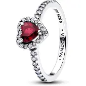 Pandora Timeless Elevated Fuchsia Rose Heart ring 198421C13-50