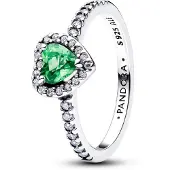 Pandora Timeless Elevated Mint Green Heart ring 198421C08-56