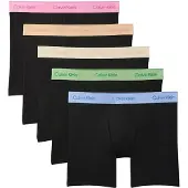 Calvin Klein 5 Pack Boxer Briefs Icon Cotton Stretch Pride