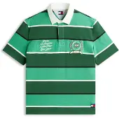 Tommy Hilfiger Tommy Jeans Relaxed Fit Rugby Stripe Embroidery Polo Shirt