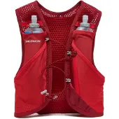 Salomon - Trailryggsäckar - Active Skin 4 Set Red Dahlia/High Risk Red för Unisex - Storlek S - Röd