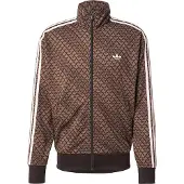 Adidas Sweatjacka 'Firebird' brun / umbra / vit