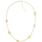 Tommy Hilfiger Gold Plated Mariner Chain Link Necklace