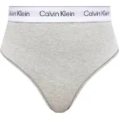 Calvin Klein Underwear String ljusgrå / vit