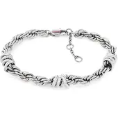 Tommy Hilfiger Stainless Steel Rope Chain Bracelet