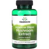 Swanson Health Champinjonextrakt, 500 mg, 90 vegetabiliska kapslar