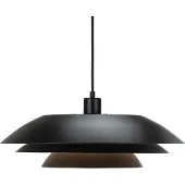 Dyberg Larsen Hänglampa DL45, dimbar, Svart, Vardagsrum / matsal, Metall, Skandinavisk, Pendellampa