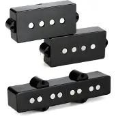 Fender Yosemite P/J Set Black Basupptagning