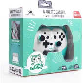Freaks and Geeks - Wireless Controller Pandy for Switch with paddles - Green