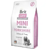 Brit Care Mini Grain Free Yorkshire Salmon Tuna Vuxenfoder För Hundar 2kg