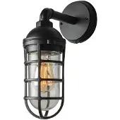 Konstsmide Olbia 7355-750 Utomhusväggbelysning E27 20 W Svart