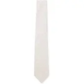 BOSS Diagonal-stripe tie in Italian-made silk jacquard