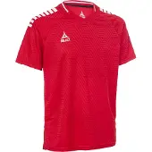 Select Matchtröja Monaco v24 - Röd/Vit, storlek XX-Large