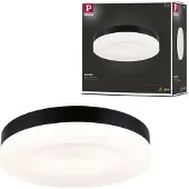 Paulmann Taklampor , Amalie, dimbara, Svart, Vardagsrum, Aluminium, Modern