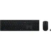 Lenovo Professional - Sats med tangentbord och mus - trådlös - 2.4 GHz - QWERTY - Amerikansk engelska - Brown Box