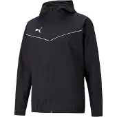 Puma Träningsjacka 'Teamrise' svart / vit